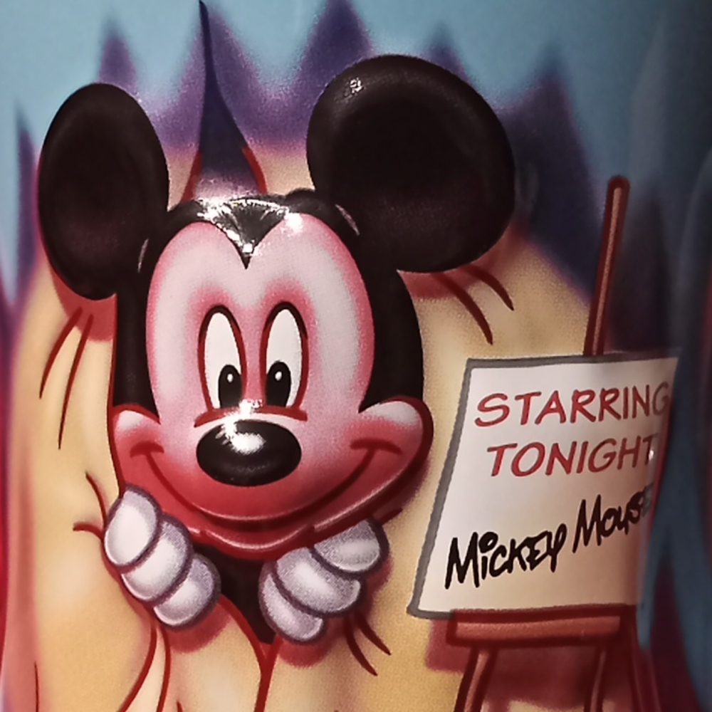 Disney Mickey Mouse. 3D "Starring Tonight". Vintage and Collectible Mug.. - Picture 5 of 16